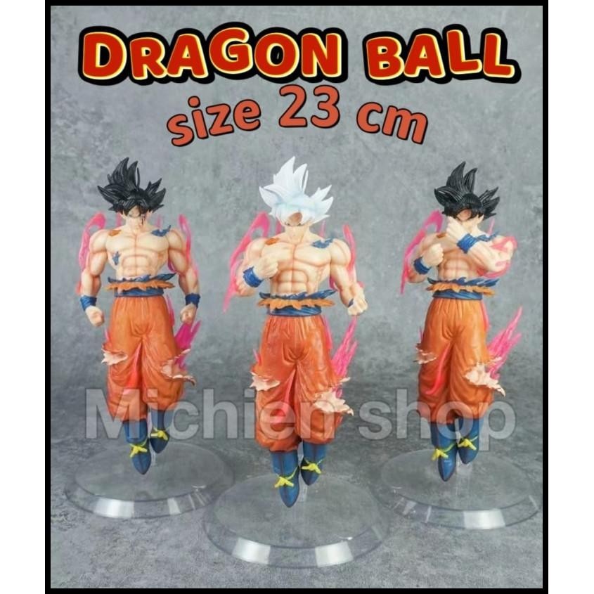 Jual Dragon Ball Floating Goku Ultra Instinct Statue Action Figure 23Cm ...