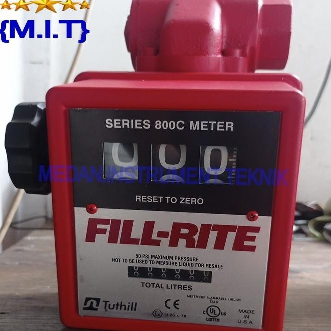 Jual Flow Meter Fill-Rite 1 Inch Series 800 C - Meteran Solar Dn 25 Mm ...