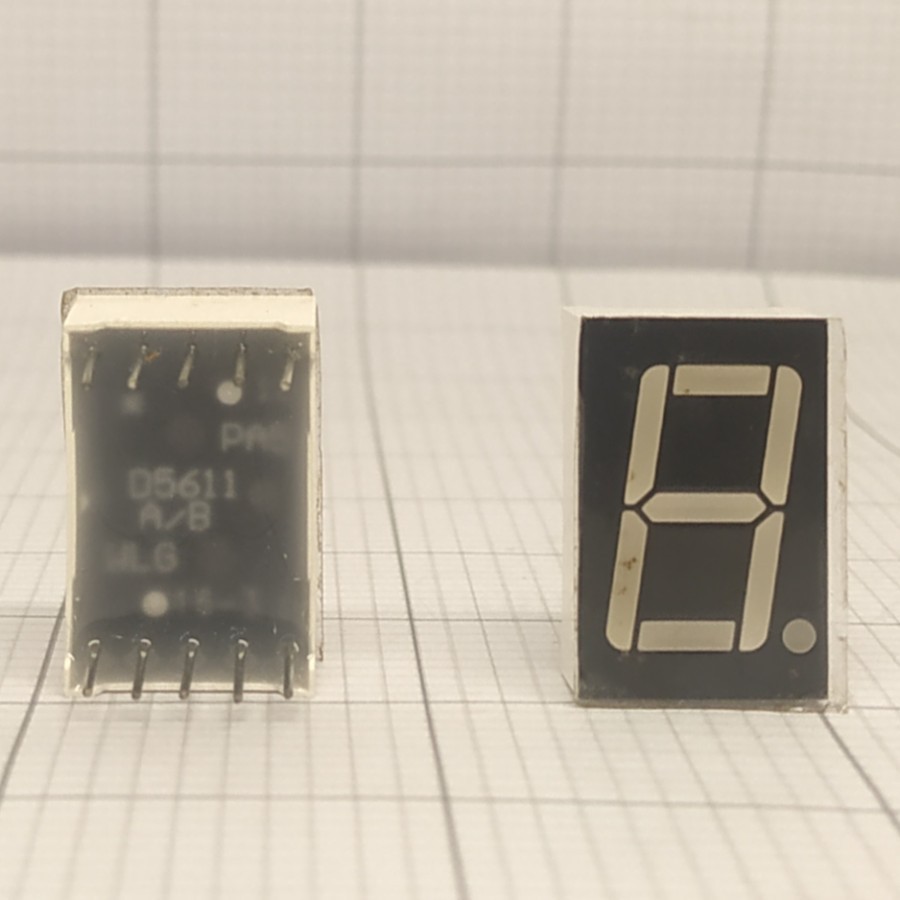 Jual Seven 7 Segment Anoda / Segment 1 Inch Led Digit Display Type ...