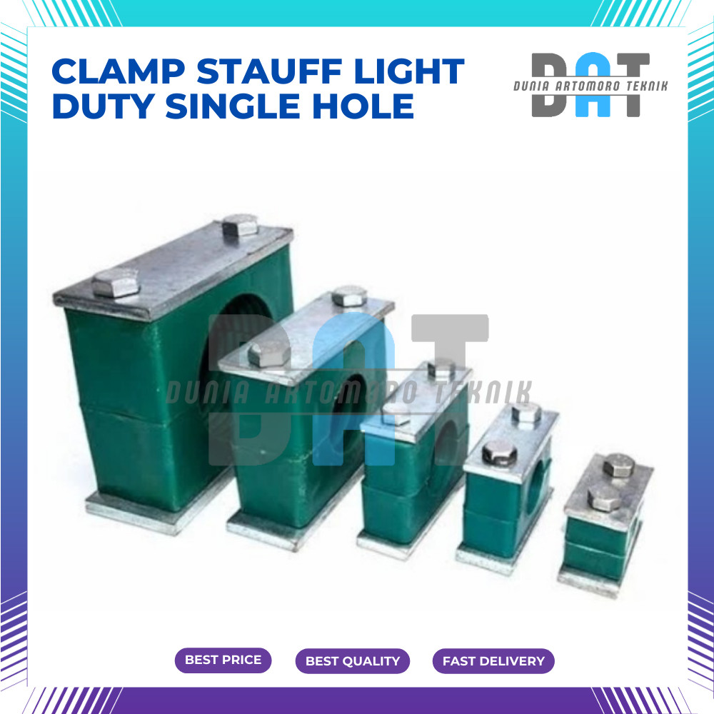 Jual 40MM Clamp Stauff Pipe Tubing Hydraulic Klem Pipa Hidrolik Light ...
