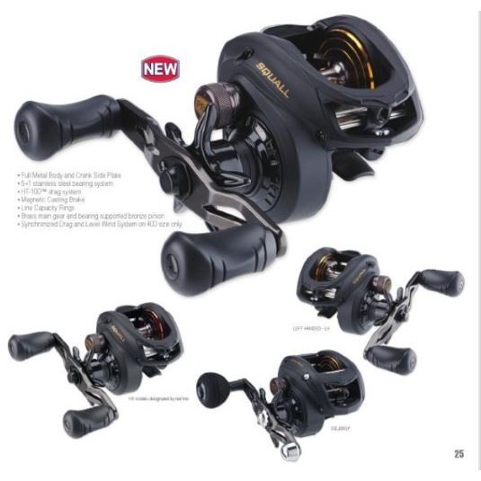 Jual Penn SQUALL Low Profile Reel SQL300LP - Right Handle (handle Kanan ...
