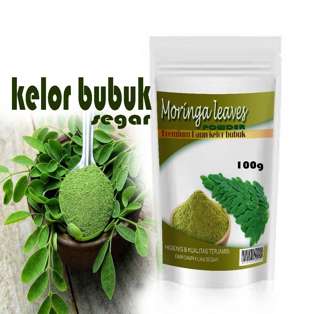 Jual Daun Kelor Bubuk Daun Kelor Powder G Sampai Kg Segar Dan Bersih Dan Murni P As