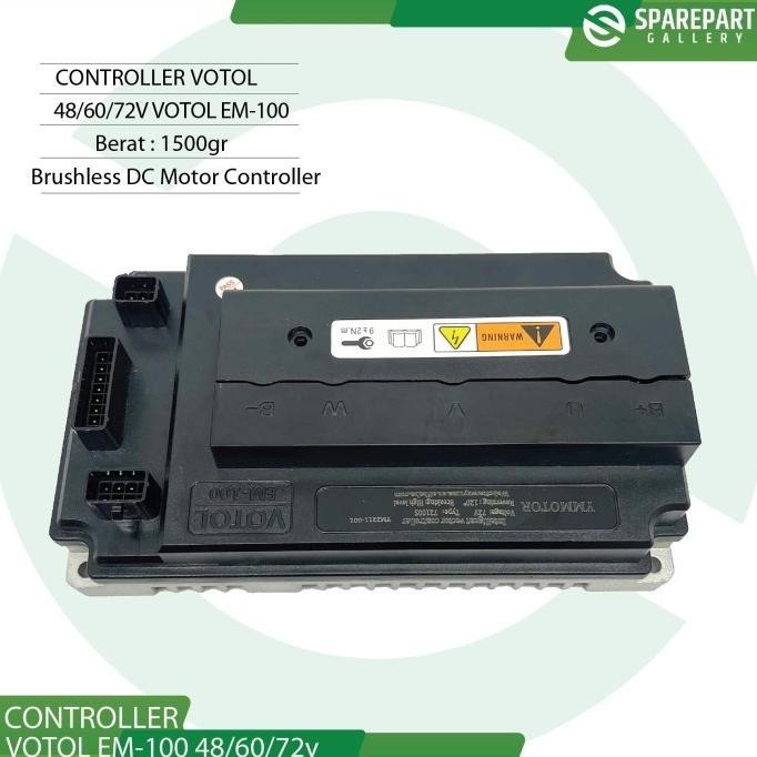Jual Votol EM100 Controller/Pengendali Motor Skuter Listrik 48V/60V/72V ...