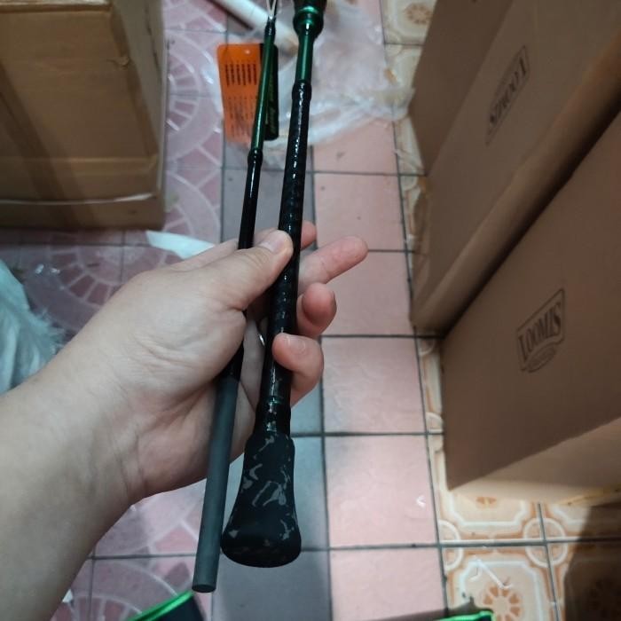 Jual joran daido green hell 662 198 cm spinning solid carbon greenhell ...