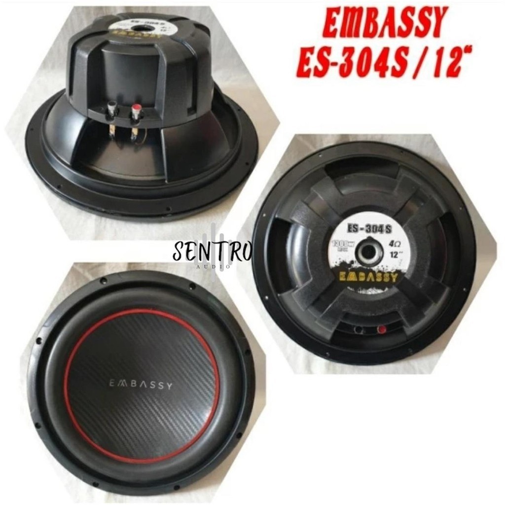 Jual Subwoofer Embassy ES 304 D - 12 Inch Double Coil Type - SUB EM ...