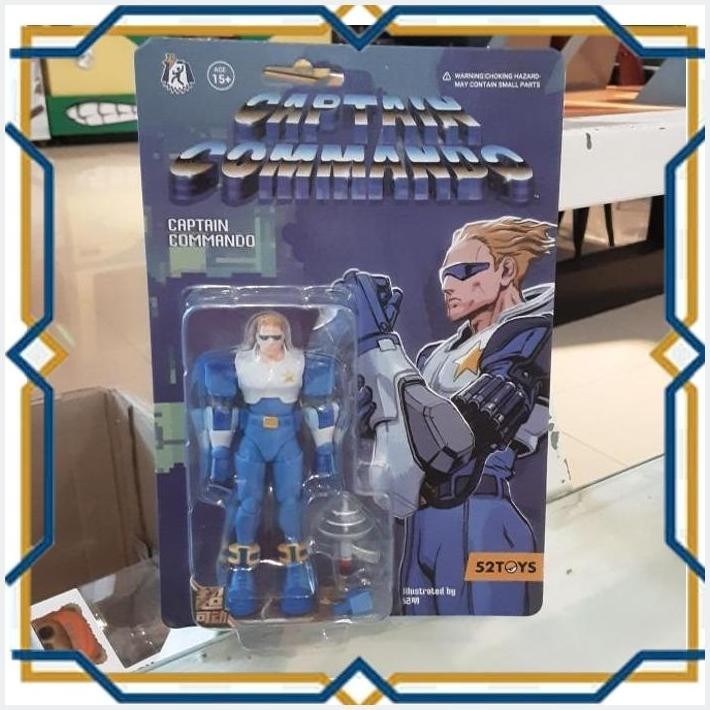 Jual [CPS] 52TOYS CAPTAIN COMMANDO 3,75 INCH CAPTAIN COMMANDO | Shopee ...
