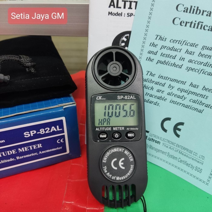 Jual Altitude Meter, Barometer, Anemometer Lutron Sp-82Al | Shopee ...
