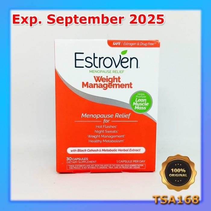 Jual Estroven Weight Management Menopause Relief 30 Kapsul DIet ...
