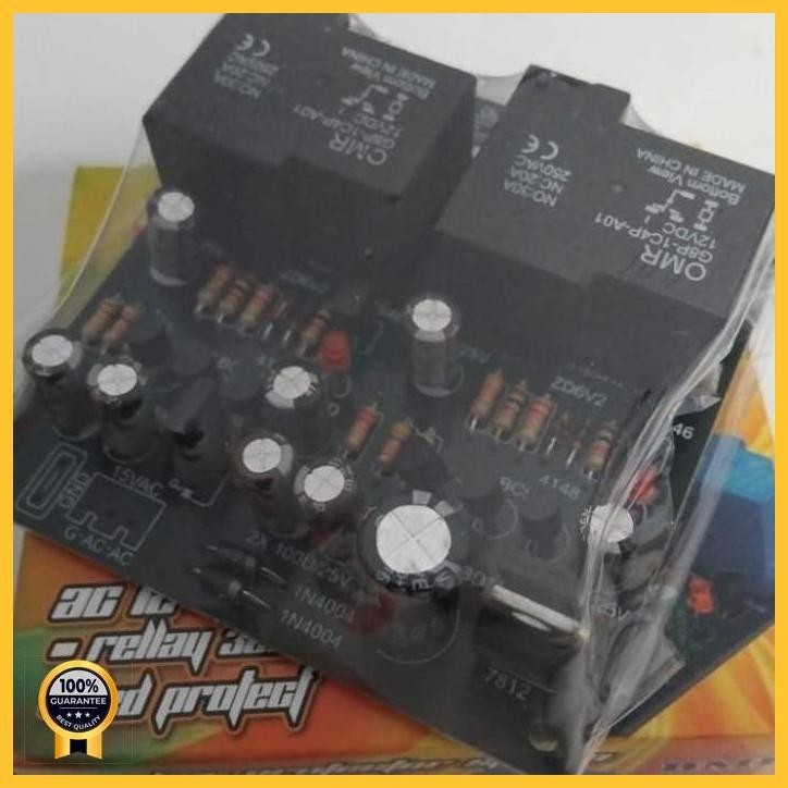 Jual KIT FOX SPEAKER PROTECTOR STEREO RELAY 30A / Kit Speaker Protector ...