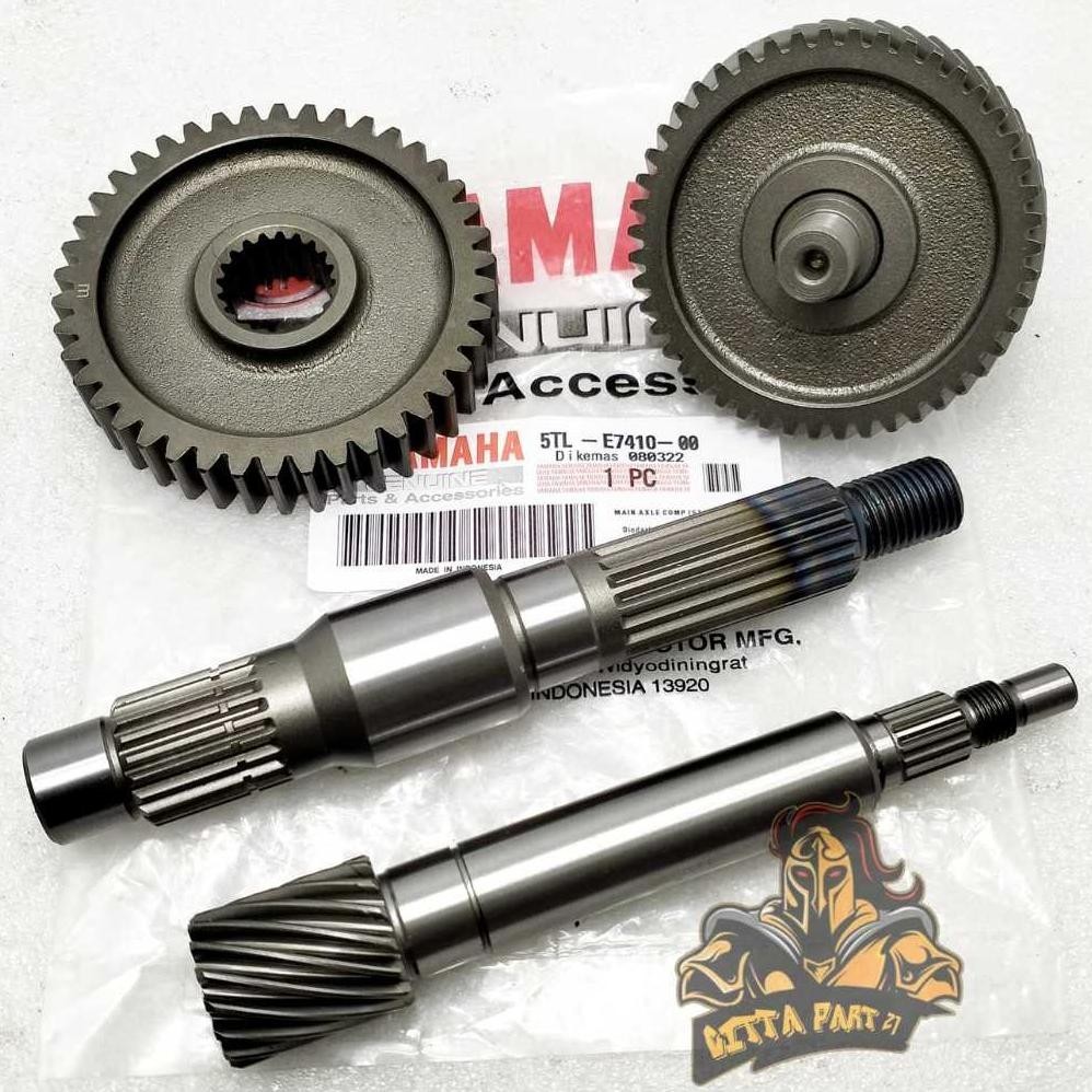 Jual TY GIGI GEAR RASIO SET KOMPLIT 4 MACAM ASLI ORIGINAL YAMAHA 5TL ...