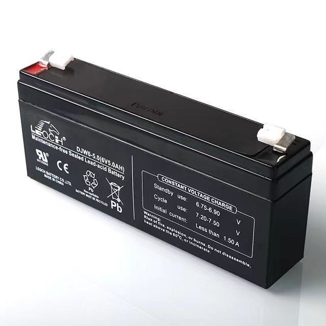 AJC Replacement For Leoch DJW6-4L 6V 4.5Ah Sealed Lead Acid Battery (F1 Terminals, 1-Year Warranty)