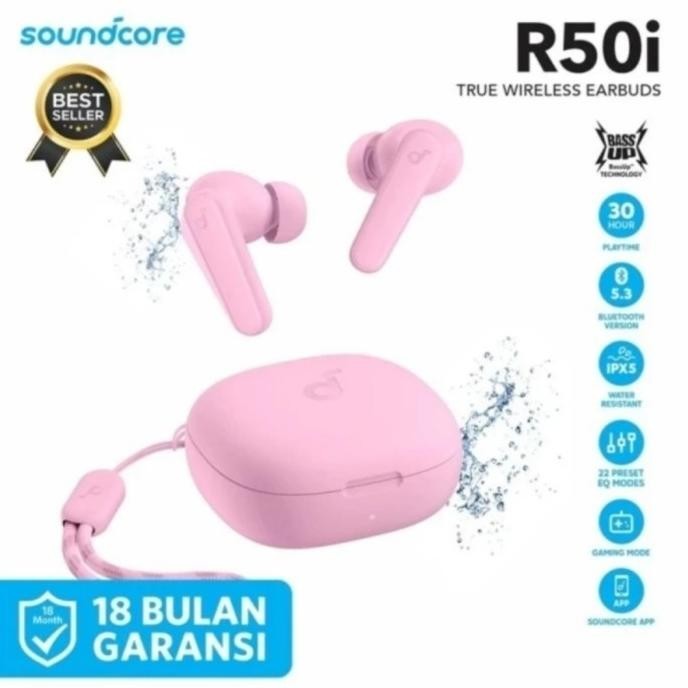 Jual NEW TWS ANGKER SOUNDCORE R50I ORIGINAL DAN TERPERCAYA | Shopee ...