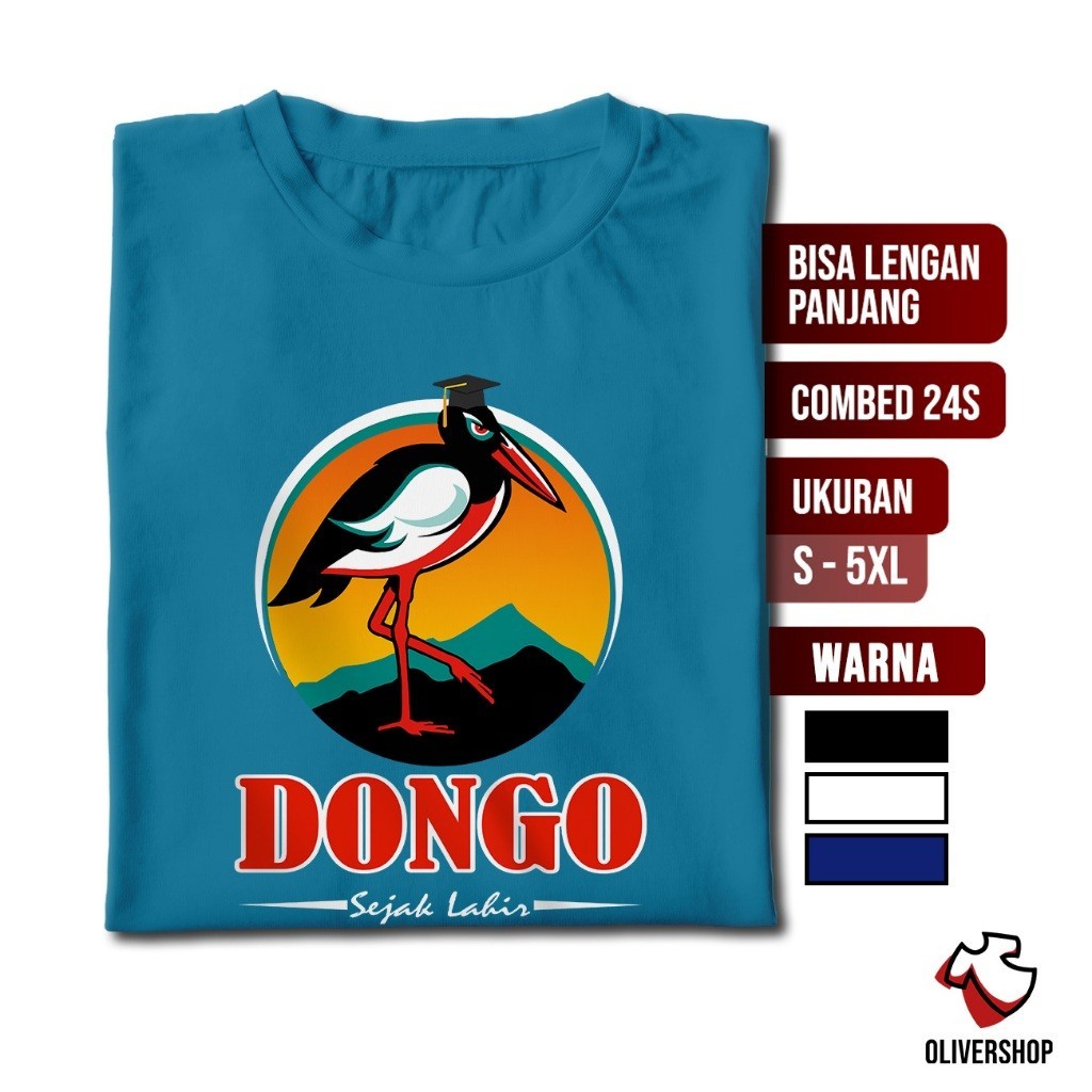 Jual Baju Kaos Plesetan DONGO SEJAK LAHIR - parodi merek brand logo ...