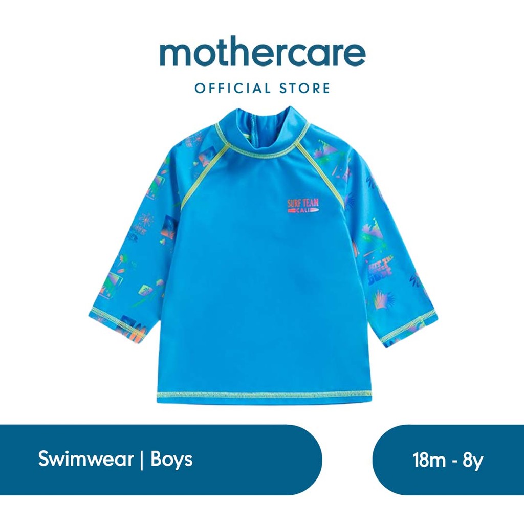Jual Mothercare Surf Team Sunsafe Rash Vest UPF50+ - Baju Renang Anak ...