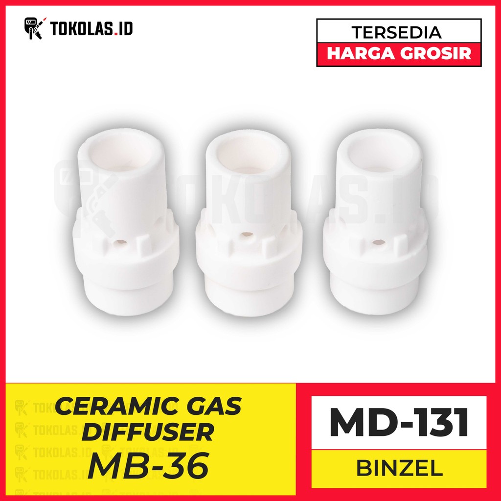 Jual Ceramic Keramik Gas Diffuser MB36 MIG Torch CO CO2 MD-131 MB-36KD ...