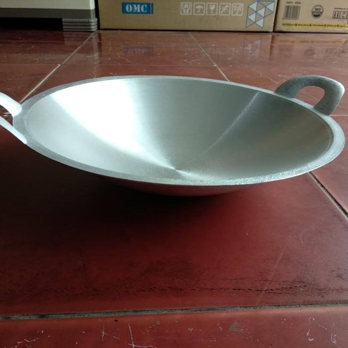 Jual Wajan Kuali Alumunium - Penggorengan No 24 Cap Tiga Roda No.24 ...
