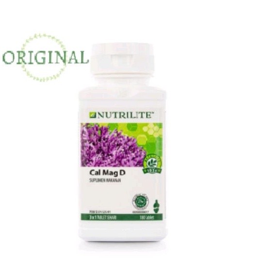 Jual Nutrilite CalMag D untuk kesehatan tulang 180 tablets Amway ...