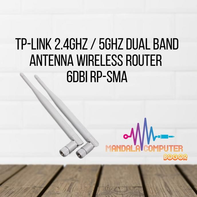 Jual TP-LINK 2.4Ghz / 5Ghz Dual Band Antenna Wireless Router 6dbi RP ...