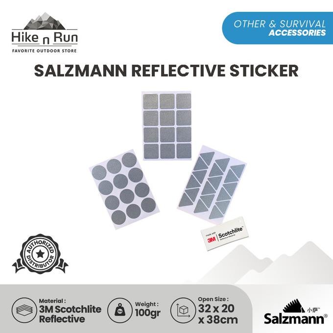 Jual Salzmann Reflective Stickers / Stiker Reflektif Sepeda | Shopee ...