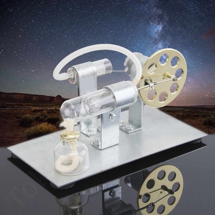 Jual Stirling Engine Generator Stem Tenaga Uap Panas Mesin Machine ...
