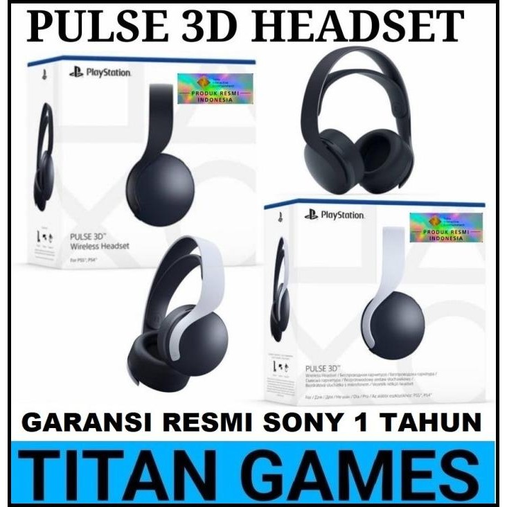Jual Sony Pulse 3D Wireless Headset Ps4 Ps5 Headset Wireless Shopee