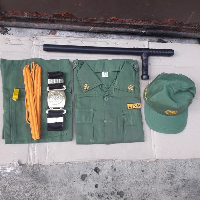 Jual Baju Pdl Linmas Satu Set/Seragam Linmas Legnkap/Perlengkapan ...