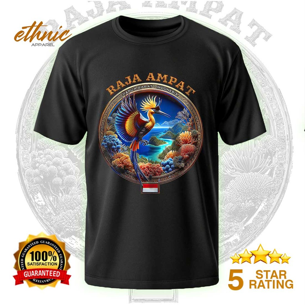 Jual T-shirt Kaos Distro RAJA AMPAT - PAPUA BARAT - Premium Quality ...