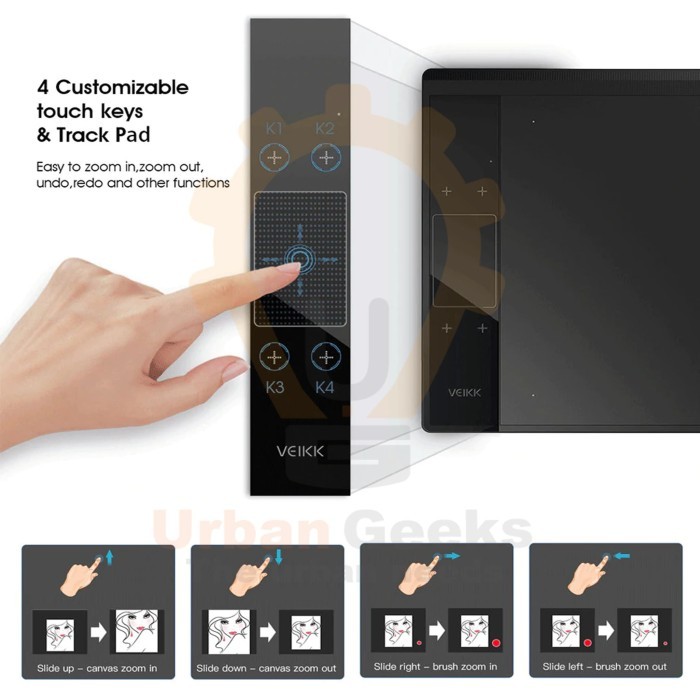 Jual Veikk A30 Digital Graphic Drawing Pen Tablet 10X6 Alt A50 S640 ...
