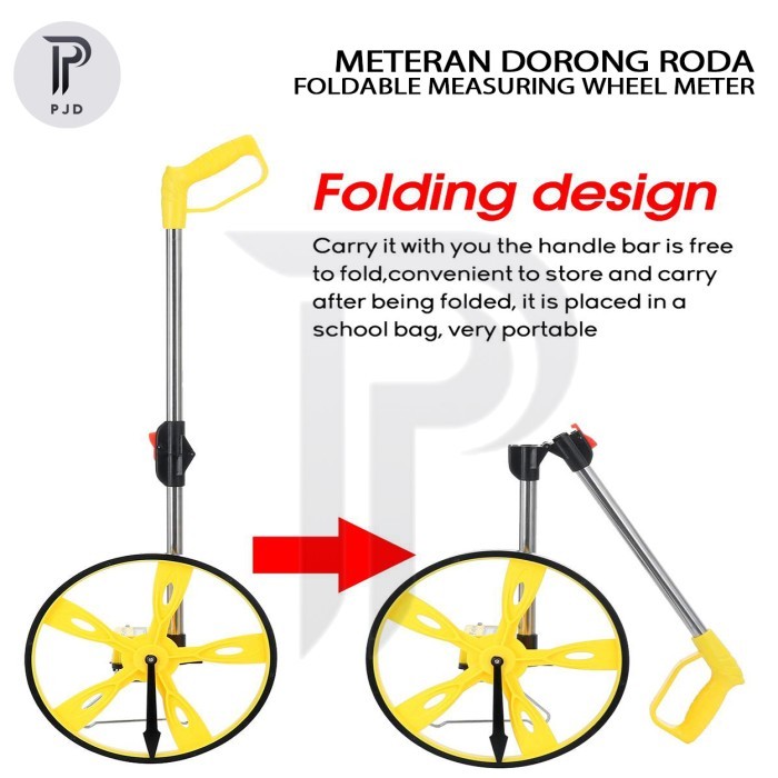 Jual Meteran Dorong Roda Foldable / Measuring Wheel Meter/Alat Ukur ...