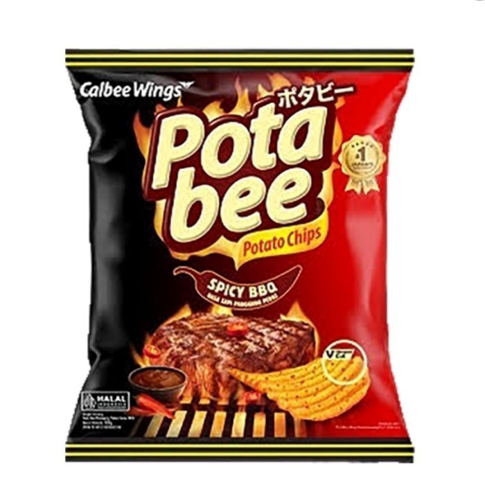 Jual POTABEE Potato Chips Spicy Barbeque 68 g | Shopee Indonesia