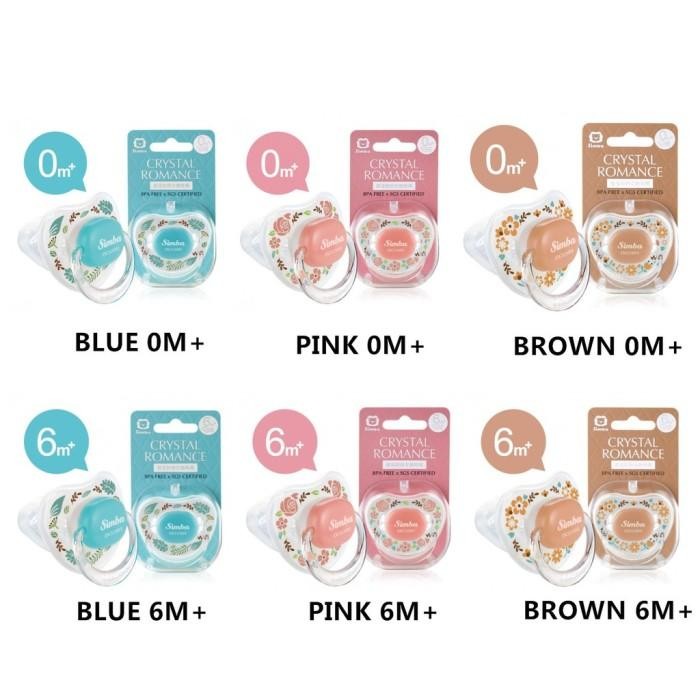 Jual Simba - Crystal Romance Thumb Shaped Pacifier | Shopee Indonesia