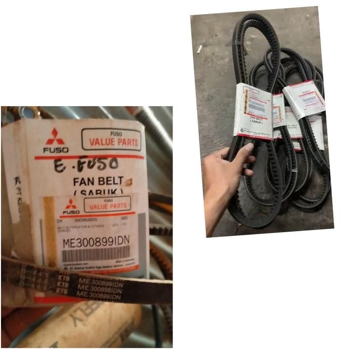 Jual V BELT FUSO FIGHTER FN62F 6M60 ME300899IDN ME300899 1SET 2PC Murah ...