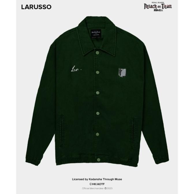 Jual Harga Promo Larusso Attack On Titan Overshirt Jacket Levi
