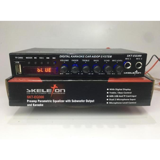 Jual Parametic Equalizer Karaoke BT, USB & SD Card Input + bluetooth Shopee Indonesia