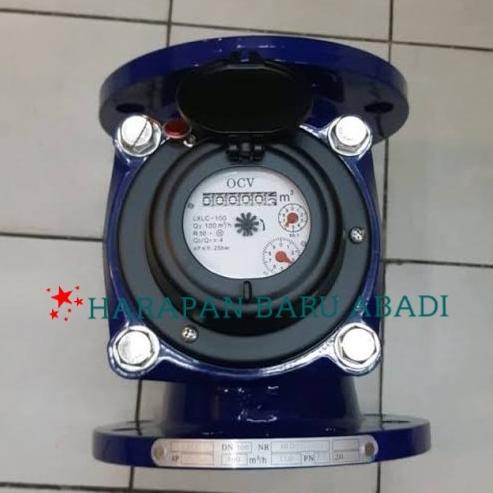 Jual Meteran Air Sni Flange 4" Inch / Flow Meter / Water Meter Ocv ...