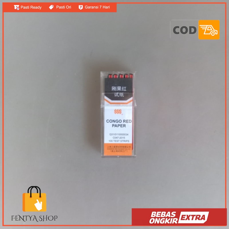 Jual congo red indicator test paper test strip | Shopee Indonesia