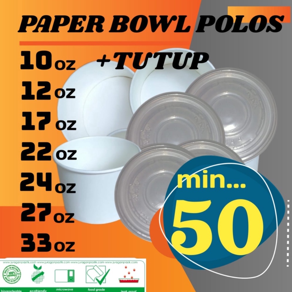 Jual Promo Spesial Mangkok Mangkuk Polos Dan Plus Tutup Lid Wadah