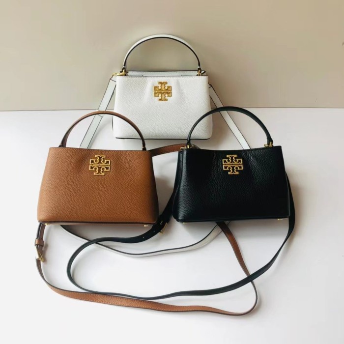 Jual TB Britten Micro Pebble Leather Satchel Shoulderbag | Shopee Indonesia
