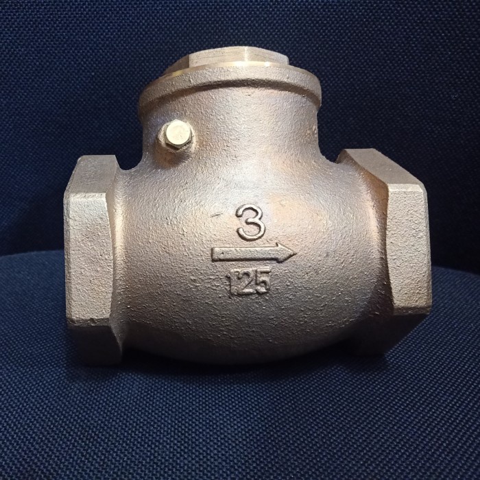 Jual JUAL Swing Check Valve Tabok Klep 3 Inch Yuta Kuningan Shopee