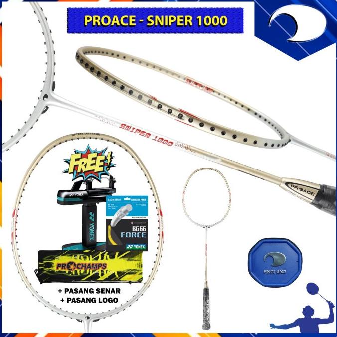 Jual Raket Badminton PROACE PRO ACE SNIPPER / SNIPER 1000 ORIGINAL ...