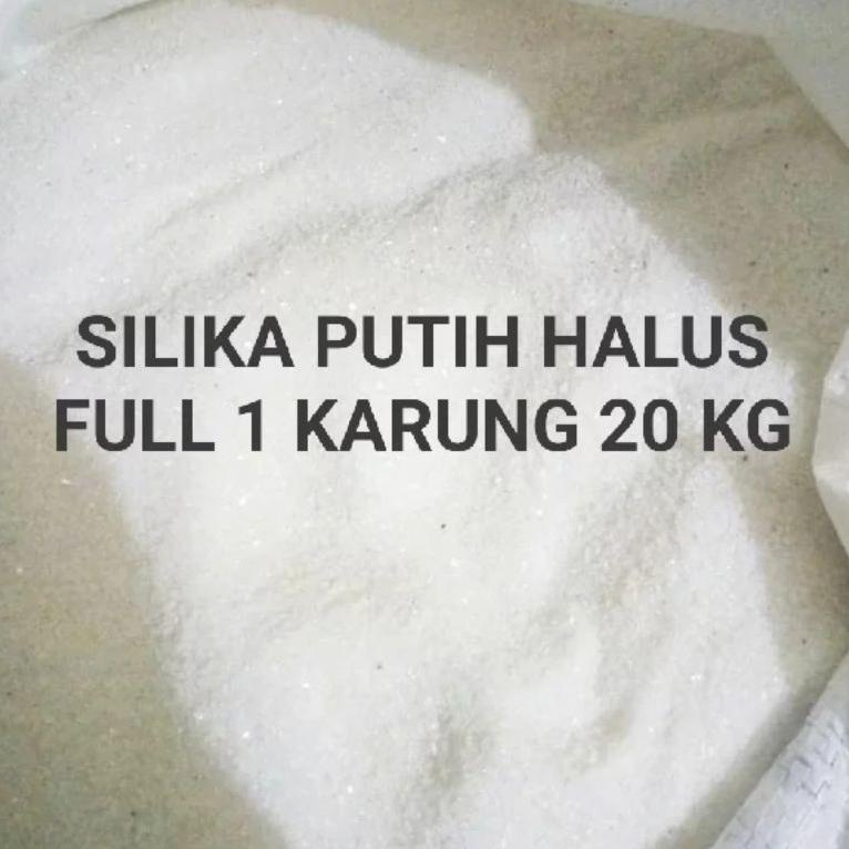 Jual Update Pasir Silika Putih Halus 1 Karung 20 Kg Aquarium Aquascape