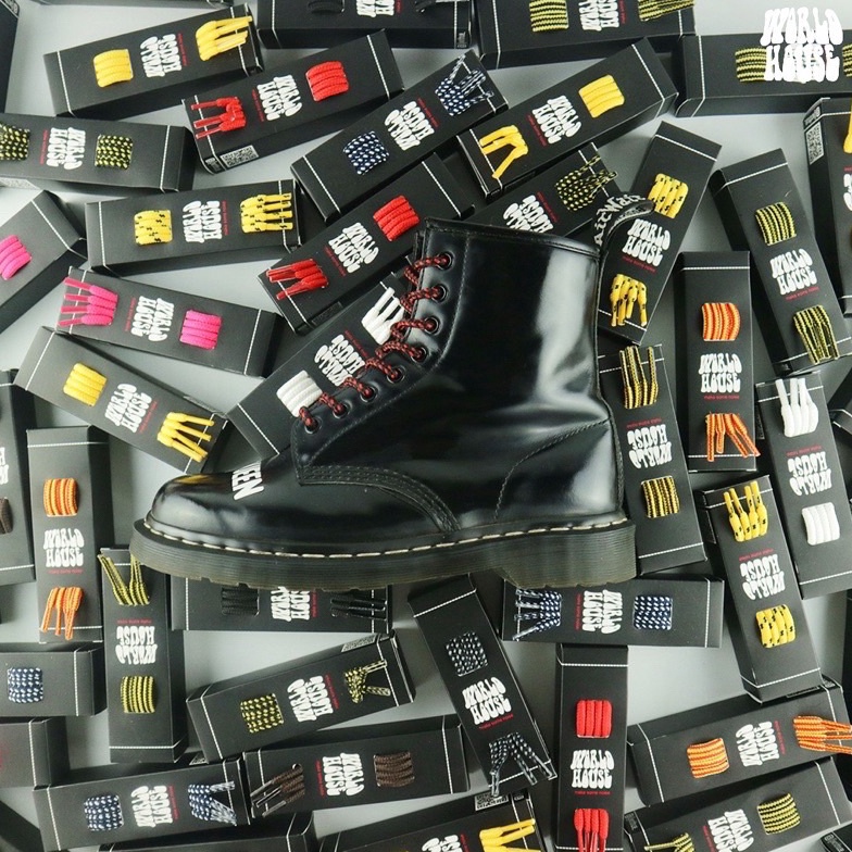 Jual WORLDHOUSE BOOT LACES - Tali sepatu dr martens docmart 8 hole eye ...