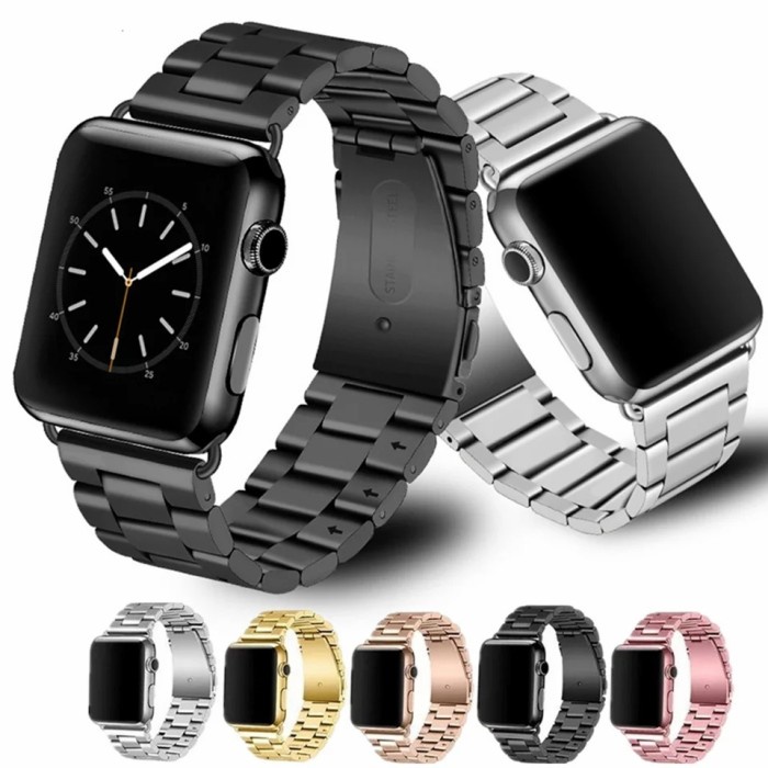 Jual Strap Tali Jam Stainless Steel Apple Watch Iwatch Series Se