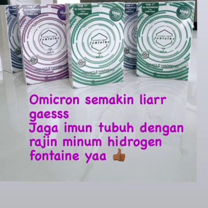 Jual Hydrogen Fontaine Gen 2 #Inhaler Bottle #Botol Ashanty #Botol Atta ...