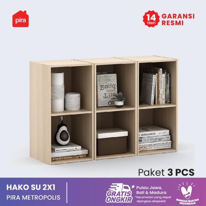 Jual PIRA METROPOLIS - HAKO SU 2X1 Rak 2 Susun / Rak Serbaguna / Rak ...