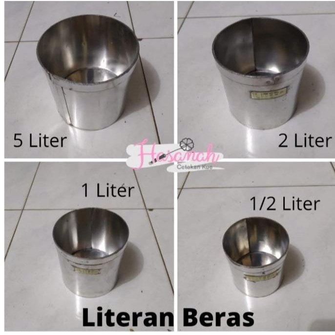 Jual Literan Beras 5 Liter Tebal / Liter Beras 5 Liter / Takaran Beras ...