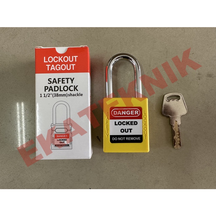 Jual LOTO SAFETY PADLOCK LOCKOUT TAGOUT PAD LOCK 38MM GEMBOK | Shopee ...