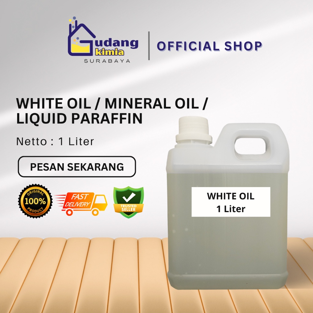 Jual WHITE OIL / Liquid Paraffin / Mineral Oil 1 Liter Shopee Indonesia