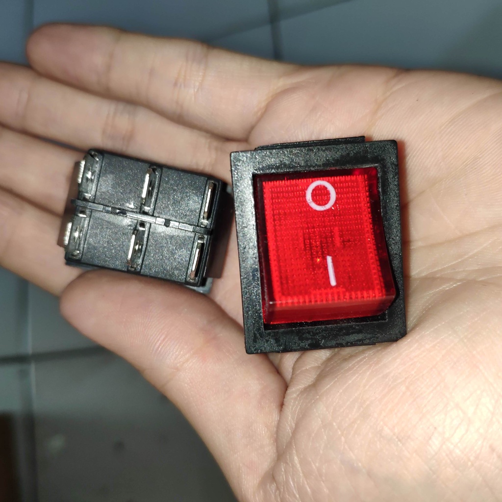 Jual SWITCH ON OFF ON 6PIN KOTAK BESAR 15A 250VAC 20A 125VAC. SAKELAR 6 ...