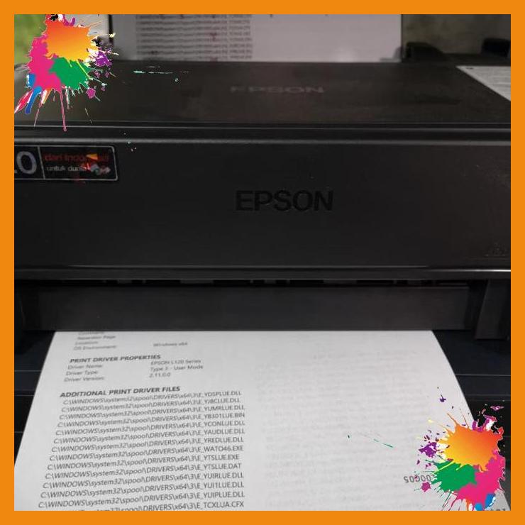 Jual Printer Epson L120 Ready Siap Pakai Printer Warna Second Murah Scm Shopee Indonesia 4235